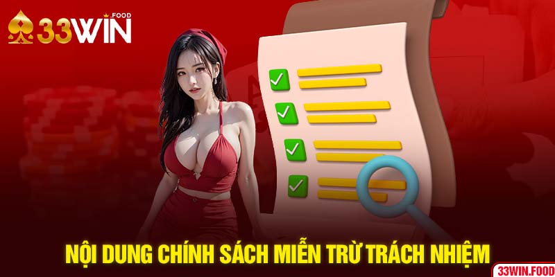 Miễn trừ trách nhiệm - Thông tin quan trọng cần nắm