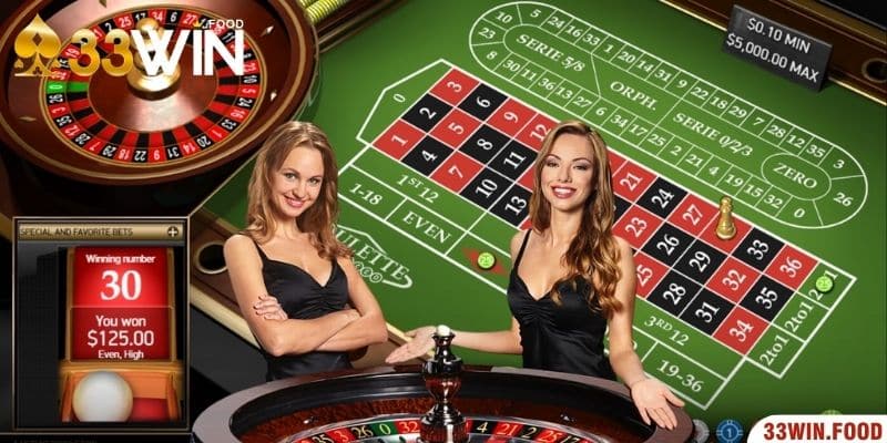 Hướng dẫn cách bước tham gia cá cược Roulette tại nhà cái 33WIN